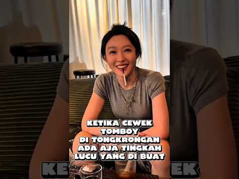 Tingkah lucu cewek tomboy #shorts #viral #lucu #video