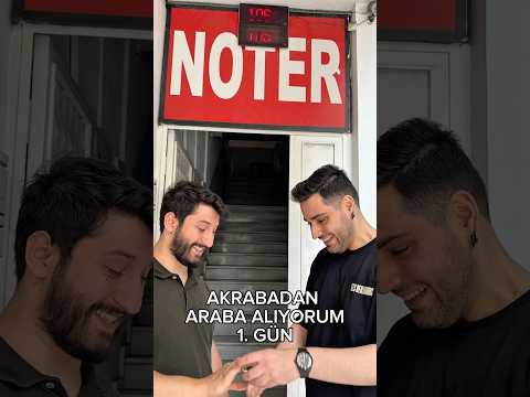 Akrabadan Araba Alıyorum 1. Gün profesyonel hizmet için @dynobil firmasına teşekkür ederim. #reklam