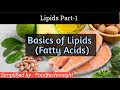 Understanding Fatty Acids and Lipids