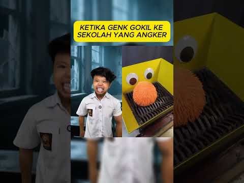 KETIKA GENK GOKIL KE SEKOLAH YANG ANGKER #asmr #fyp #shorts #shortsviral