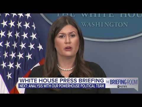White House press briefing