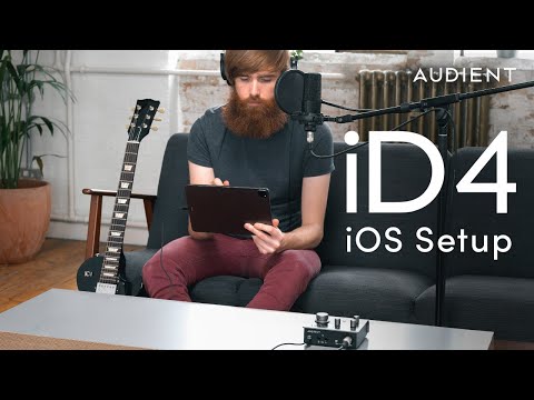 How to set up an Audient iD4 MkII with an iOS Device