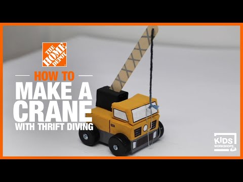 How to Build a Kids Toy Crane 