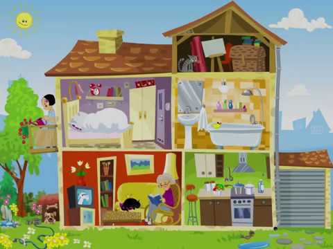 English for kids: My house - YouTube