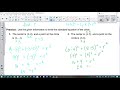 Equations of Circles and Completing the Square