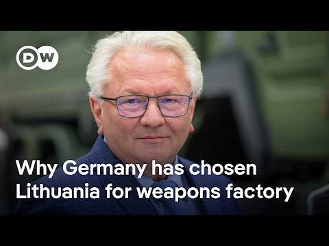 YouTube video thumbnail: German Arms Maker Rheinmetall is Working on Lithuanian Ammunition Factory