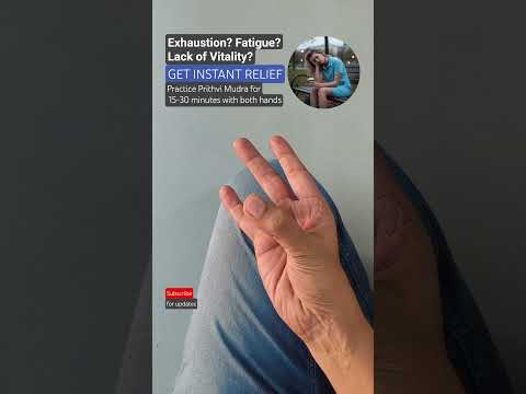 Prithvi Mudra balances element earth in the body thereby curing fatigue and exhaustion. #mudra #yoga