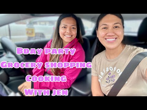 PINUNTAHAN NAMIN SI JEN | GROCERY SHOPPING | BIRTHDAY PARTY | BONDING WITH JEN