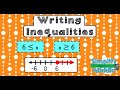 Writing Inequalities from Number Lines