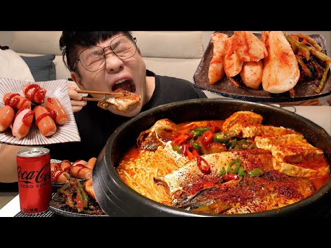 ASMR 먹방창배 한국인의 밥상 고등어조림 뒷골목 맛집은 창배네 한식 대박 레전드 먹방 Godeungeo jorim Legend eatingshow realsound mukbang