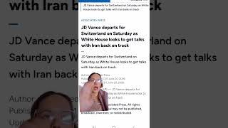 Trump at camp david 6/20 as Vance heads to negotiations #iran #trump #jdvance #news #breakingnews