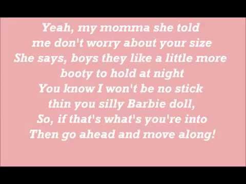 Meghan Trainor ~ All about that bass (lyrics) Chords - Chordify