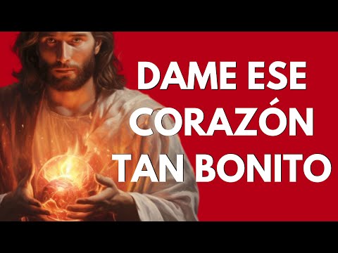 Dios te habla y te dice hoy, dame ese corazón tan lindo y tan bonito, te amo, hijita, hijito.