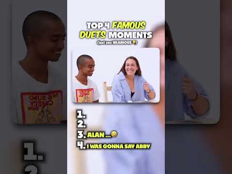 Last one BEST 🤣 TOP 4 FAMOUS DUETS MOMENTS 🤣 #dadjokes  #yeahmad