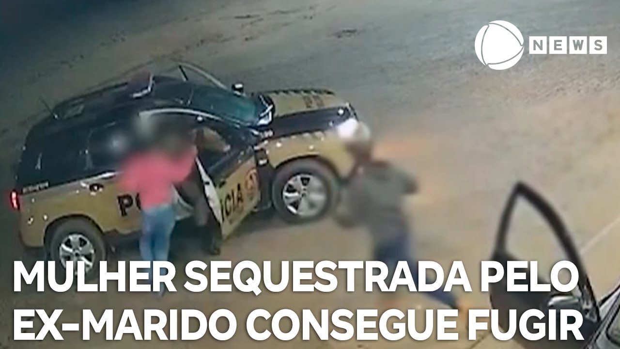 Mulher sequestrada pelo ex marido consegue fugir e pedir socorro a policiais no interior de MG