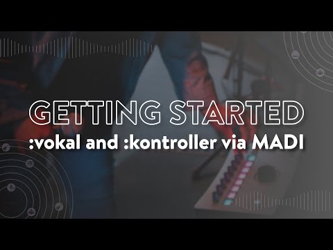 Getting Started — KLANG:vokal and :kontroller via MADI