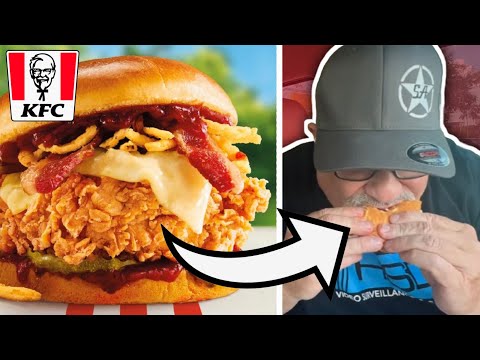 Bubba's Food Review: Trying KFC's ULTIMATE BBQ Fried Chicken Sandwich