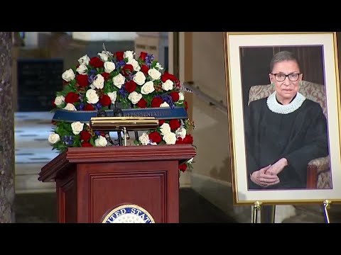 RBG becomes first woman to lie in state in U.S. capitol