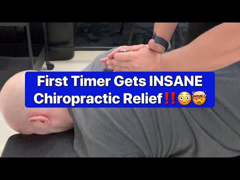 He’s been in pain for so long, he forgot what normal felt like 🥺 | Amazing Chiropractic Relief