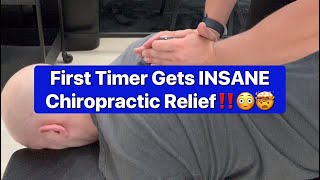 He’s been in pain for so long, he forgot what normal felt like 🥺 | Amazing Chiropractic Relief