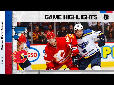 Blues @ Flames 4/2 | NHL Highlights 2022