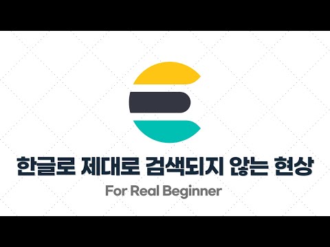 Elasticsearch 입문·실전 - 4.1. 한글(korean)이 제대로 검색되지 않는 현상