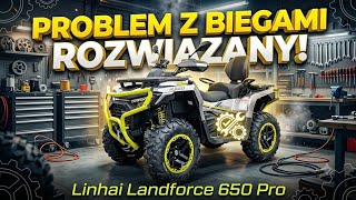 Ciężko wchodzą biegi? Zobacz zanim rozbierzesz pół quada! Linhai Landforce 650 Pro #8