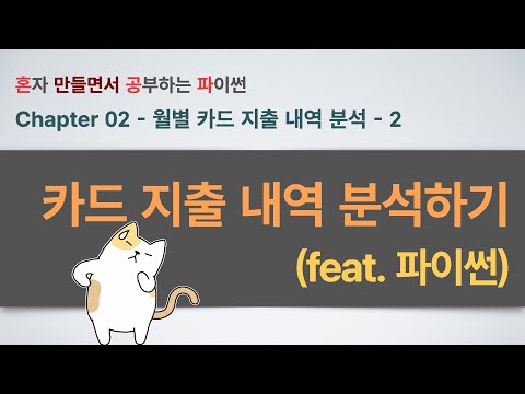카드 지출 내역 분석하기(2부) - 내 돈은 어디로?🤔 파이썬 피벗 테이블로 지출 내역 파헤치기