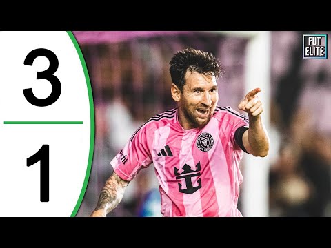 Lionel Messi 1G1A - Inter Miami vs Seattle Sounders 3-1 Extended Highlights & Goals 2025