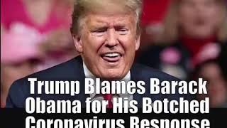 Trump blames ‘Obama rule’ for slow coronavirus response in US