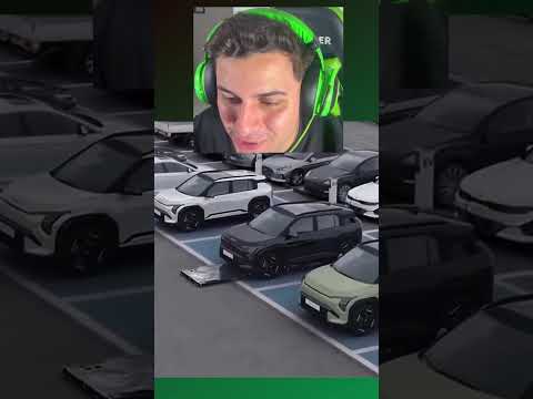 IMAGINA VOCÊ FOR EM UM ESTACIONAMENTO E SEU CARRO ESTACIONAR DESSA MANEIRA  #carros  #tecnologia #