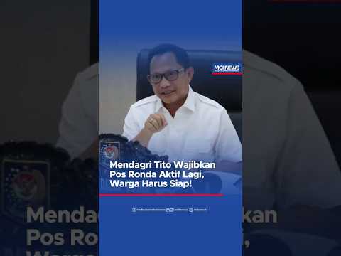 Video thumbnail Mendagri Tito Wajibkan Pos Ronda Aktif Lagi, Warga Harus Siap