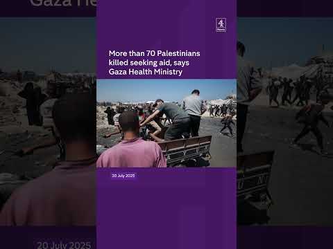 70 killed in Gaza while seeking aid