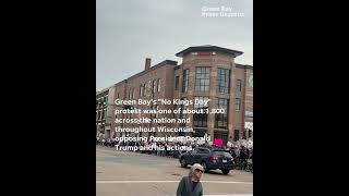 Scenes from No Kings Day protest in Green Bay