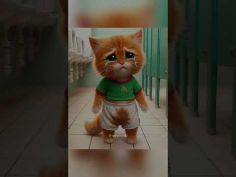 Always lend a helping hand to others #cat #ai #catvideos #catlover #poorcat #aiart