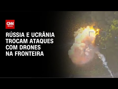 Rússia e Ucrânia trocam ataques com drones na fronteira | CNN NOVO DIA