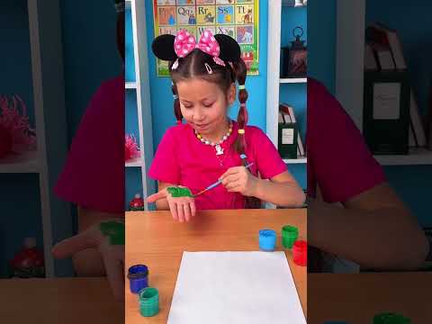 โ HAND FISH TRICK โ Just Trace & Draw! ๐โจ #shorts #kids