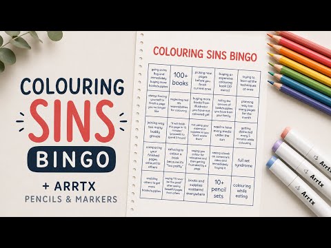 Colouring Sins Bingo & Arrtx Products