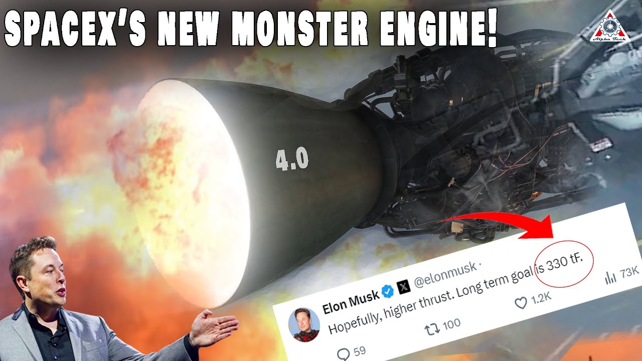 Elon Musk just officially announced SpaceX’s NEW Secret Weapon: Raptor 4.0…