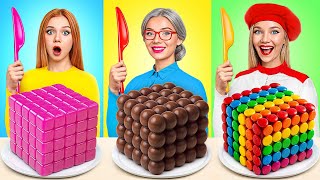 Eu vs Minha Vó No Desafio De Culinária | Guerra Engraçada na Cozinha por Multi DO Challenge