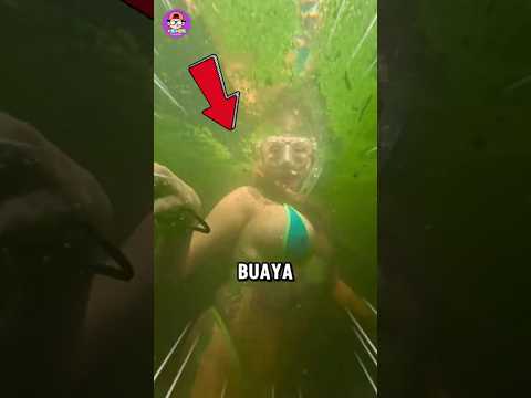 Hati Hati Dengan Kolam Yang Dipenuhi Lumut Hijau 😱‼️#shortvideo #youtubeshorts #viralvideo