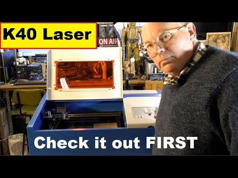 NEW K40 CO2 LASER A MUST DO BEFORE YOU TURN THEM ON CHECK AND REPAIR SAFETY FIRST