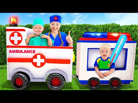 Les roues de l'ambulance Histoires d'enfants avec Oliver et maman