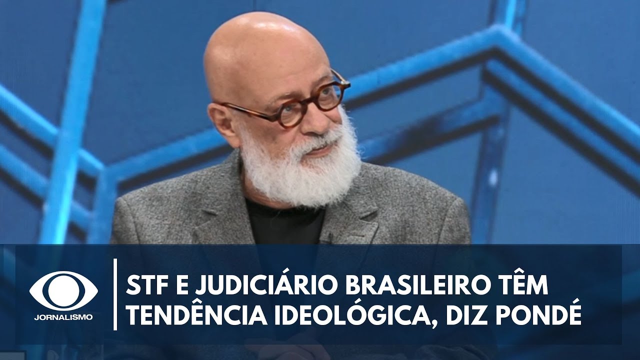 STF e judiciário brasileiro têm tendência ideológica, diz Pondé | Canal Livre