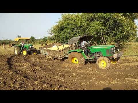 Dekho fas gaya kichad me 💪💪💪#tractor #trending #farming #farmerlife