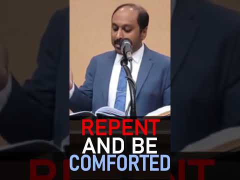 Repent and be Comforted - Reverend Romesh Prakashpalan Sermon #shorts  #GodsWord #Christianshorts