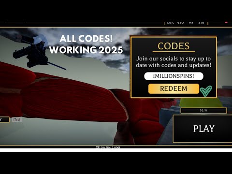 (WATCH NEW VIDEO) ALL WORKING ATTACK ON TITAN REVOLUTION CODES💥 Free Spins & More! (Roblox AoT:R)