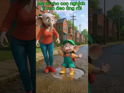 Phản Ứng Của Bà Mẹ GenZ Italian Brainrot Khi Thấy Con Nhỏ Nghịch Nước Mưa #animation #brainrot #fyp
