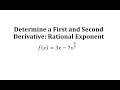 Derivatives and Exponents Review