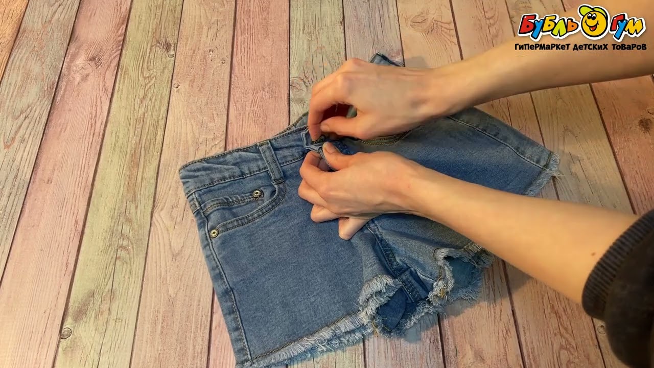 Шорты Lanson Kids джинсовые голубые - видео